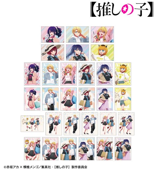 TVアニメ『【推しの子】』 描き下ろし ショッピングver. 「トレーディングブロマイド3枚セット」（C）赤坂アカ×横槍メンゴ／集英社・【推しの子】製作委員会