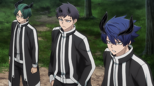 TVアニメ『桃源暗鬼』第2話先行場面カット（C）漆原侑来（秋田書店）／桃源暗鬼製作委員会