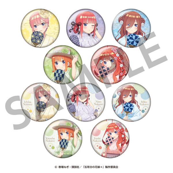 TVスペシャルアニメ『五等分の花嫁＊』「トレーディング缶バッジ ＜納涼Style＞」