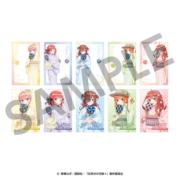TVスペシャルアニメ『五等分の花嫁＊』「トレーディングクリアカード ＜納涼Style＞」