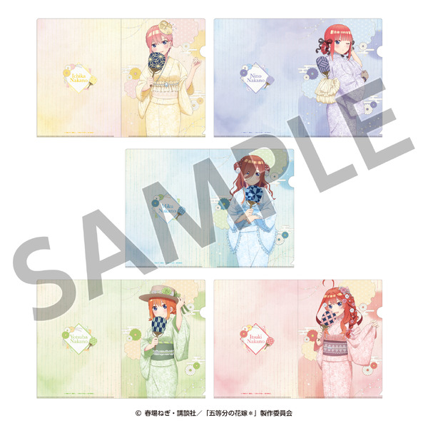 TVスペシャルアニメ『五等分の花嫁＊』「クリアファイル ＜納涼Style＞」