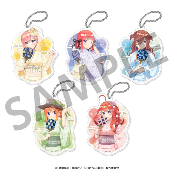 TVスペシャルアニメ『五等分の花嫁＊』「アクリルキーホルダー ＜納涼Style＞」