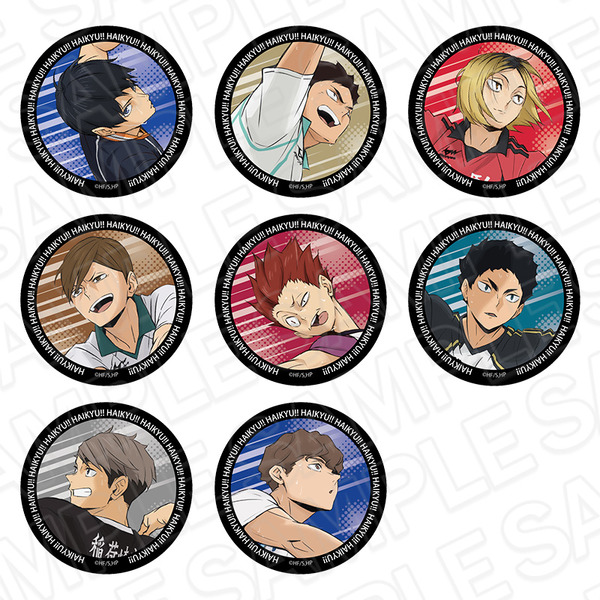 TVアニメ『ハイキュー!!』「オーロラカンバッジ B」（C）古舘春一／集英社・「ハイキュー!!」製作委員会