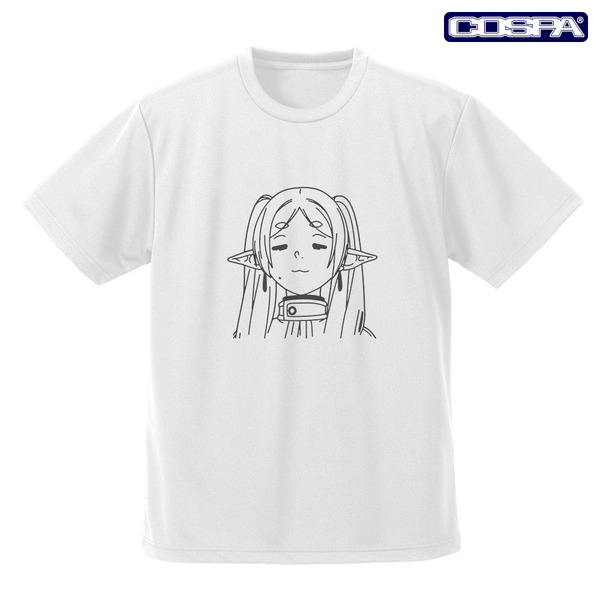 TVアニメ『葬送のフリーレン』「フリーレン フェイス ドライTシャツ WHITE」（C）山田鐘人・アベツカサ／小学館／「葬送のフリーレン」製作委員会