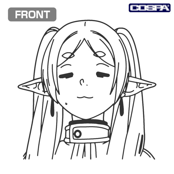 TVアニメ『葬送のフリーレン』「フリーレン フェイス ドライTシャツ WHITE」（C）山田鐘人・アベツカサ／小学館／「葬送のフリーレン」製作委員会