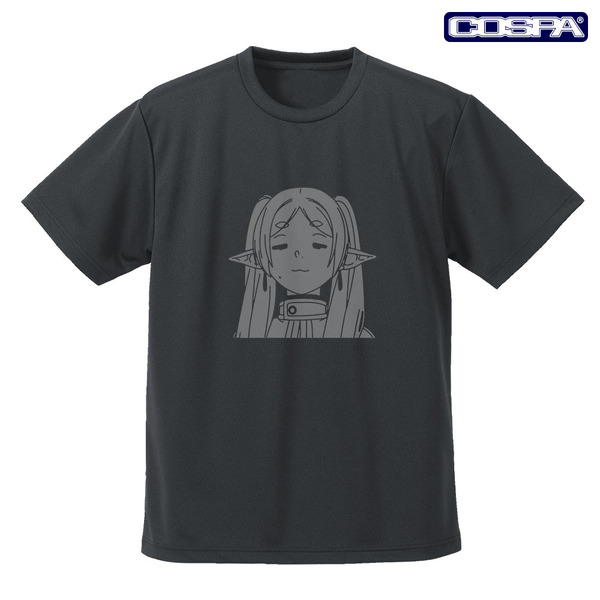 TVアニメ『葬送のフリーレン』「フリーレン フェイス ドライTシャツ GUNMETAL」（C）山田鐘人・アベツカサ／小学館／「葬送のフリーレン」製作委員会