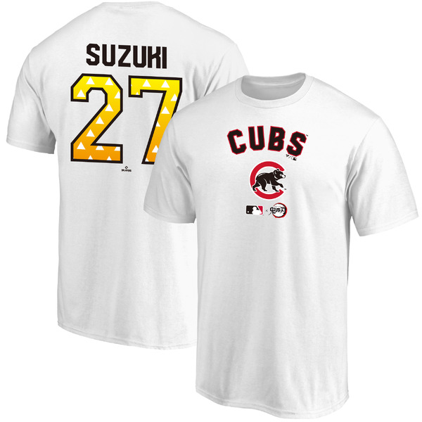 Fanatics MLB×鬼滅の刃 コラボ ネームアンドナンバーTシャツ 我妻善逸ver