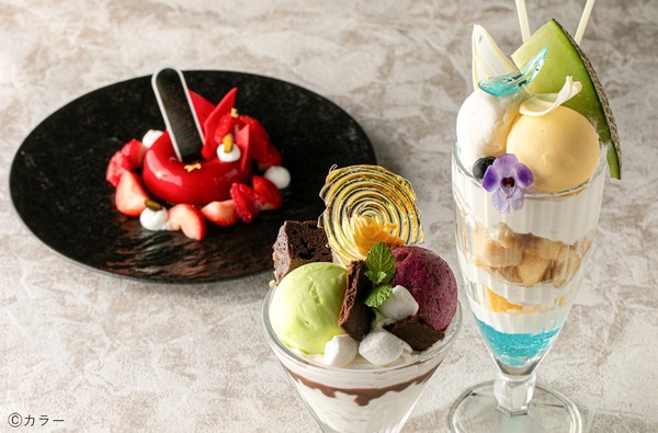 サンシャインシティプリンスホテル『エヴァンゲリオン』コラボのメニュー例（C）カラー