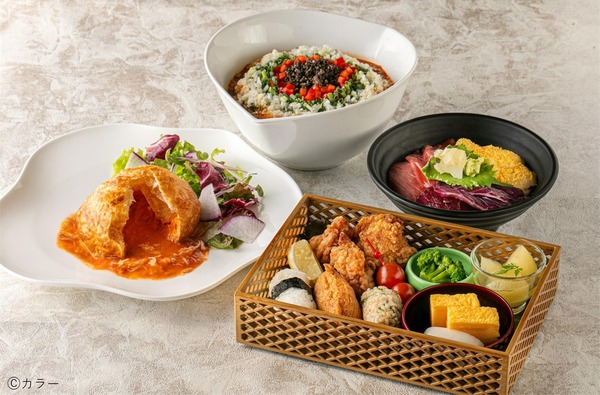 サンシャインシティプリンスホテル『エヴァンゲリオン』コラボのメニュー例（C）カラー