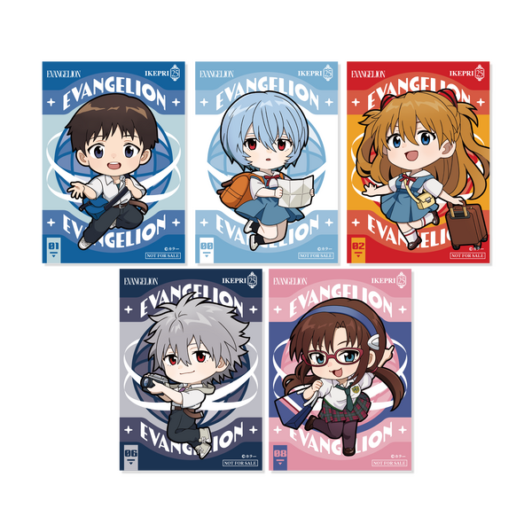 サンシャインシティプリンスホテル『エヴァンゲリオン』コラボドリンク特典：ミニキャラクリアカード（C）カラー