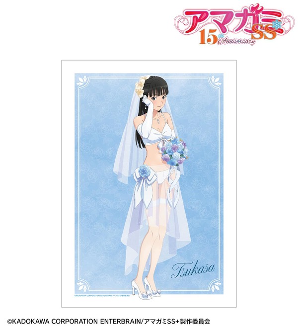 描き下ろし ウェディング水着ver. 2連ワイヤーアクリルキーホルダー