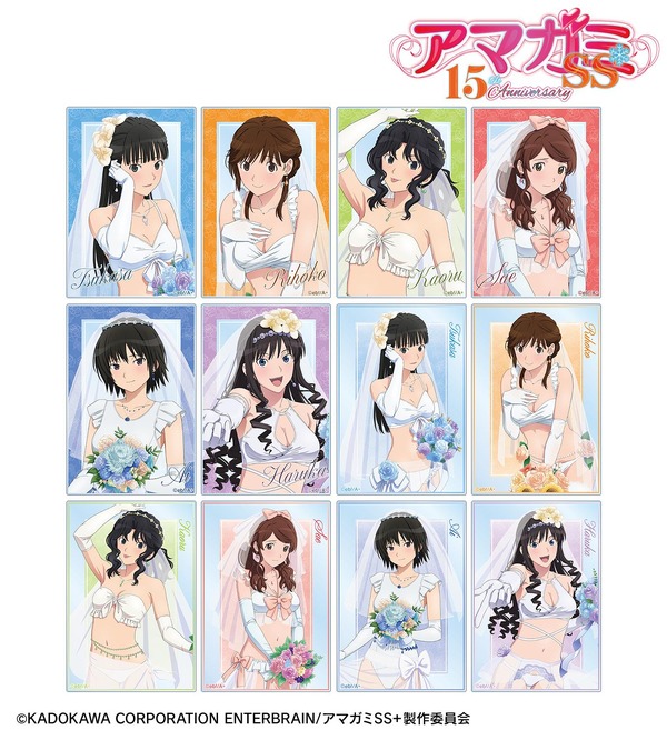 描き下ろし ウェディング水着ver. トレーディングアクリルカード