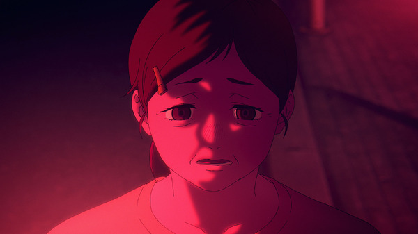 アニメ『光が死んだ夏』第4話「夏祭り」場面写真（C）モクモクれん／KADOKAWA・「光が死んだ夏」製作委員会