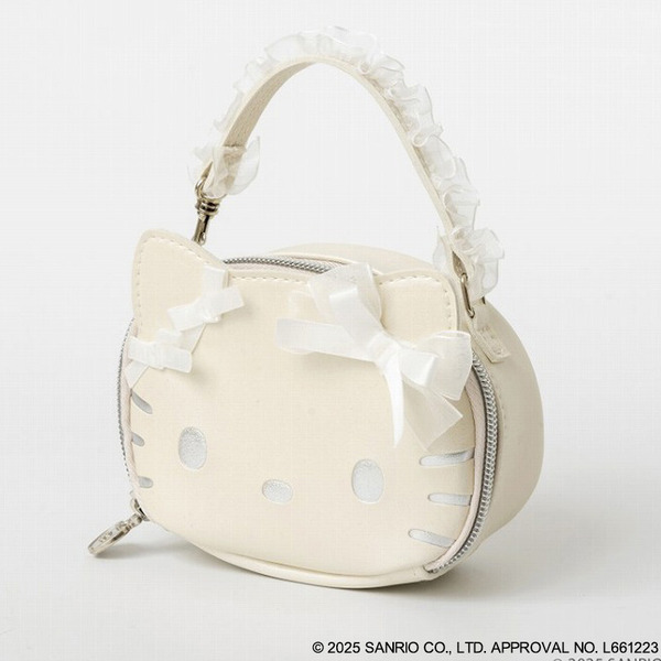 『HELLO KITTY × BRILMY 中身が見えて時短がかなう ズボラに優しいコスメポーチ BOOK BLACK ver.』　