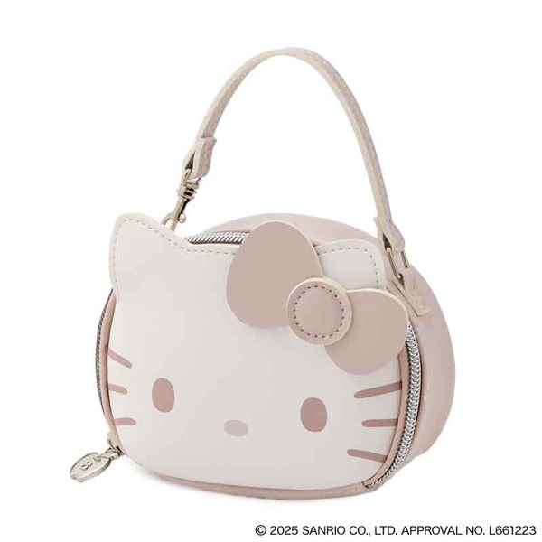 『HELLO KITTY × BRILMY いつでもササッとお直しできる ミラー付きビーズストラップ BOOK PALE PINK ver.』