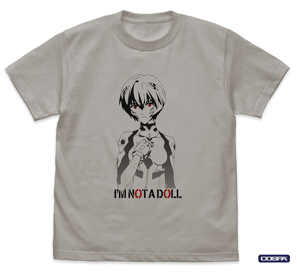 コスパ「綾波レイ グラデーション Tシャツ LIGHT GRAY」（C）カラー