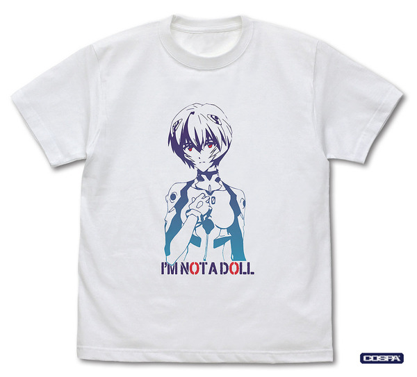 コスパ「綾波レイ グラデーション Tシャツ WHITE」（C）カラー