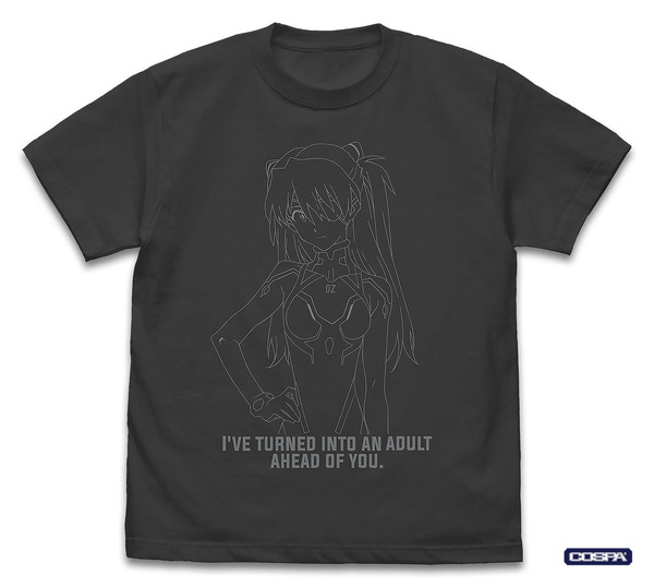 コスパ「式波・アスカ・ラングレー ラインアート Tシャツ SUMI」（C）カラー