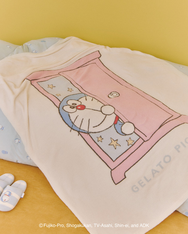 【ドラえもん】【Sleep】ジャガードマルチカバー、【ドラえもん】【Sleep】プリント３点セット(シングル）