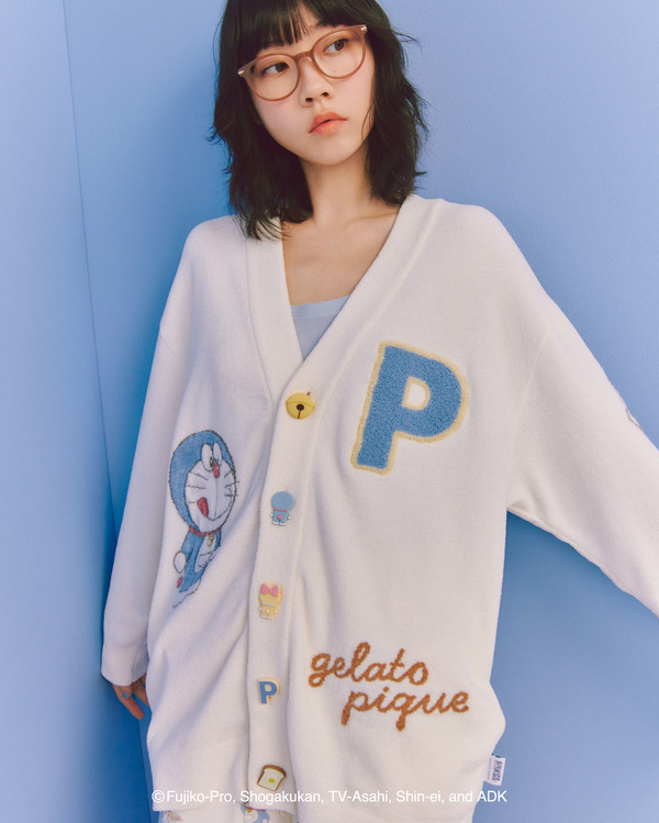 【ドラえもん】【ユニセックス】おはようおやすみカーディガン