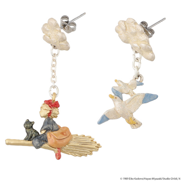 Donguri Closet限定 魔女の宅急便 ピアス カモメとキキ