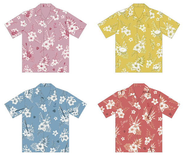 『ぼっち・ざ・ろっく！』サマーフェア2025「アロハシャツ」（C）はまじあき／芳文社・アニプレックス