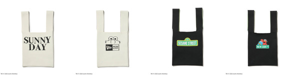 セサミストリート×ニューエラ「Knit Tote」TM and（C） 2025 Sesame Workshop