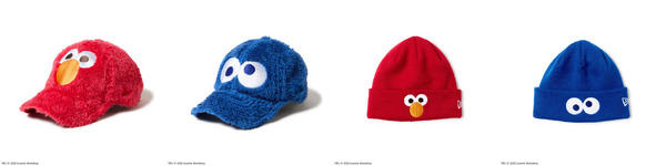 セサミストリート×ニューエラ「Youth 9TWENTY」「Kids Cuff Knit」TM and（C） 2025 Sesame Workshop