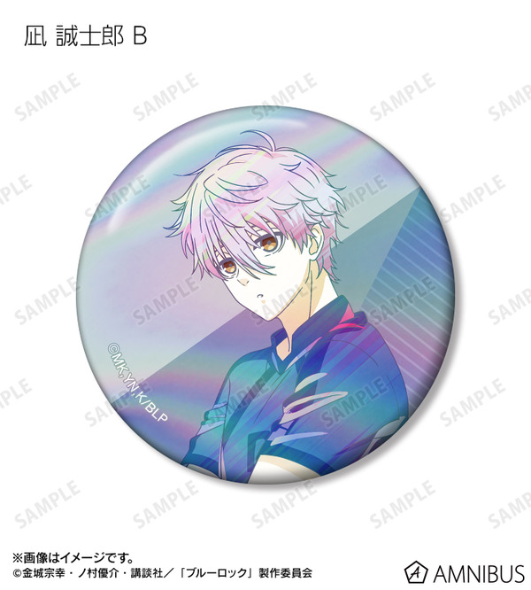 描き下ろし 試合前の準備中ver. トレーディング Ani-Art clear label オーロラ缶バッジ