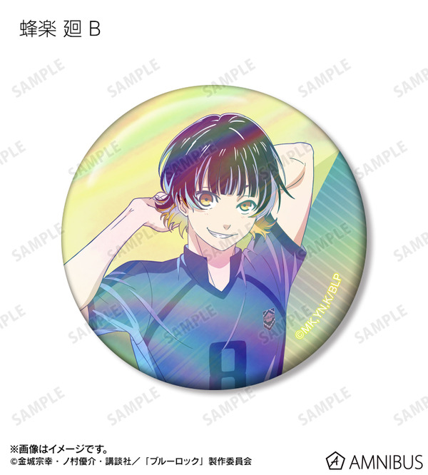 描き下ろし 試合前の準備中ver. トレーディング Ani-Art clear label オーロラ缶バッジ