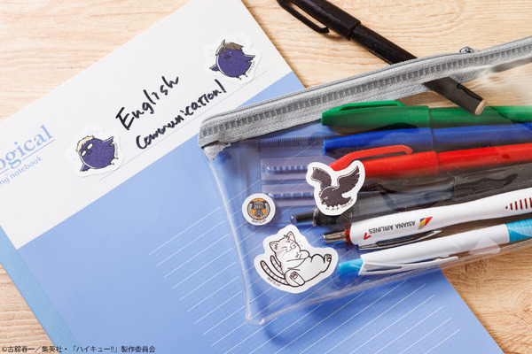 「ハイキュー!! なんでも貼れる アニマルモチーフステッカー」