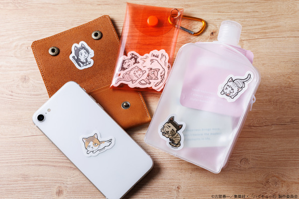 「ハイキュー!! なんでも貼れる アニマルモチーフステッカー」