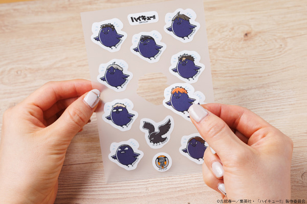 「ハイキュー!! なんでも貼れる アニマルモチーフステッカー」