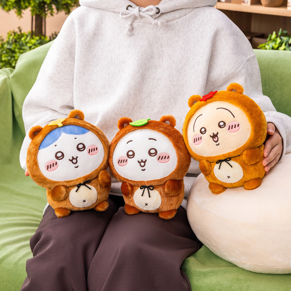 B賞：たぬきぬいぐるみS 全3種