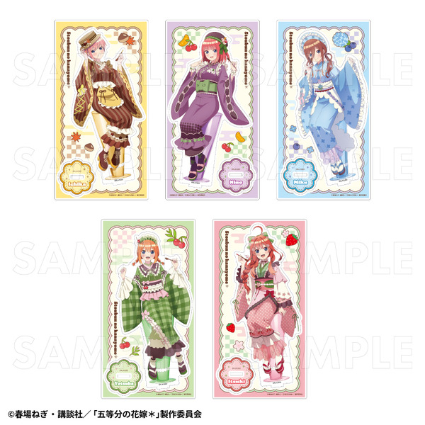 「五等分の花嫁＊　アクリルスタンド 和パフェドレスver.」（C）春場ねぎ・講談社／「五等分の花嫁＊」製作委員会