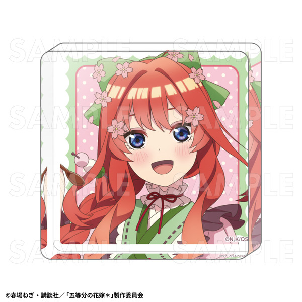 「五等分の花嫁＊　アクリルミニブロック【中野五月】和パフェドレスver.」（C）春場ねぎ・講談社／「五等分の花嫁＊」製作委員会