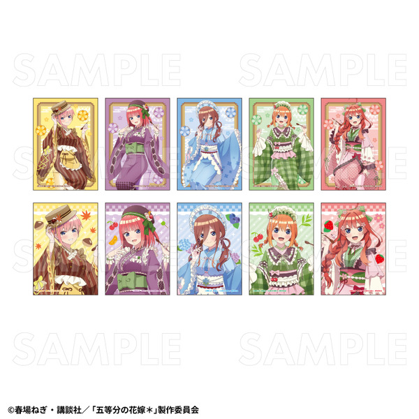 「五等分の花嫁＊　トレーディングブロマイド 和パフェドレスver.」（C）春場ねぎ・講談社／「五等分の花嫁＊」製作委員会