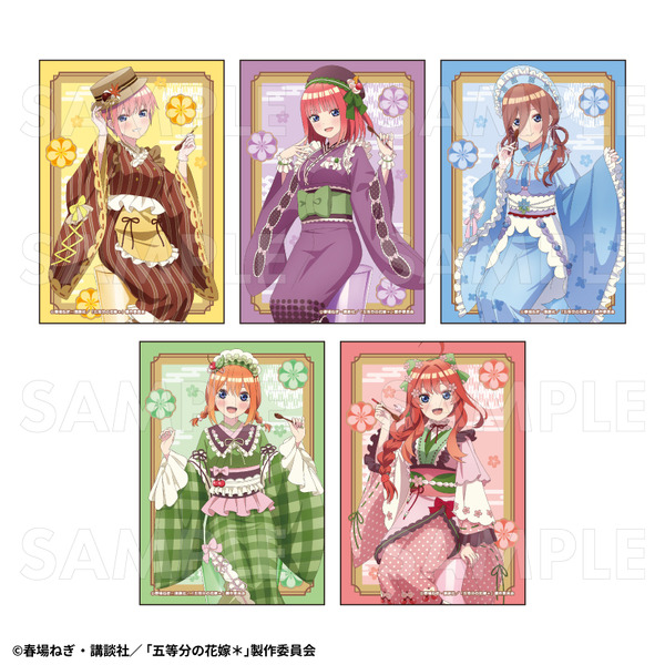 「五等分の花嫁＊　トレーディングブロマイド 和パフェドレスver.」（C）春場ねぎ・講談社／「五等分の花嫁＊」製作委員会