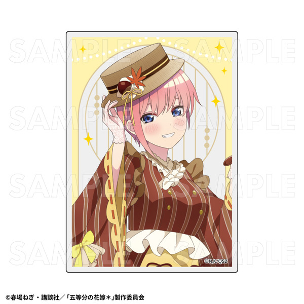 「五等分の花嫁＊　トレーディングアクリルカード【中野一花】和パフェドレスver.」（C）春場ねぎ・講談社／「五等分の花嫁＊」製作委員会