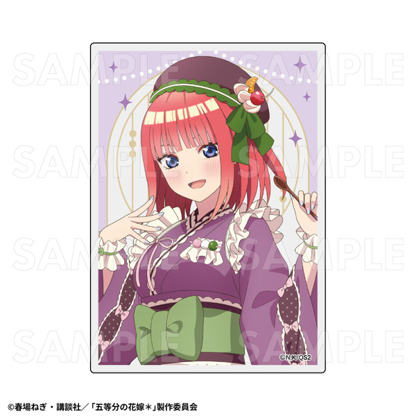 「五等分の花嫁＊　トレーディングアクリルカード【中野二乃】和パフェドレスver.」（C）春場ねぎ・講談社／「五等分の花嫁＊」製作委員会