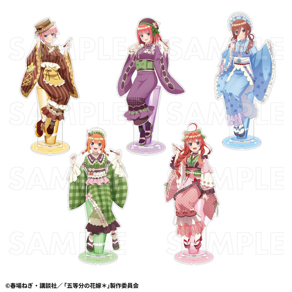 「五等分の花嫁＊　特大アクリルスタンド 和パフェドレスver.」（C）春場ねぎ・講談社／「五等分の花嫁＊」製作委員会