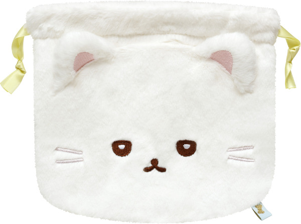 いしよわちゃん後輩ちゃん登場テーマ「ぬいぐるみ巾着　後輩ちゃん」（C）2025 SAN-X CO., LTD. ALL RIGHTS RESERVED.