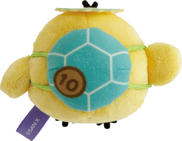 リラックマようかいハロウィン「キイロイトリ（カッパ）　てのりぬいぐるみ」（C）2025 SAN-X CO., LTD. ALL RIGHTS RESERVED.