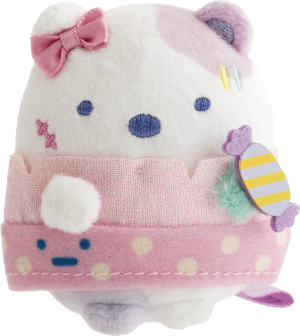 すみっコぐらし スプーキーハロウィン「しろくま　てのりぬいぐるみ」（C）2025 SAN-X CO., LTD. ALL RIGHTS RESERVED.