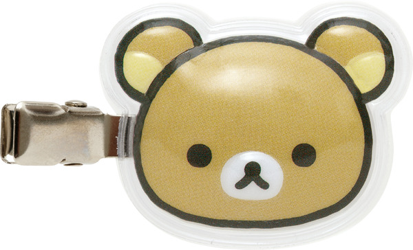 「リラックマ　ぷくっと前髪クリップ」（C）2025 SAN-X CO., LTD. ALL RIGHTS RESERVED.