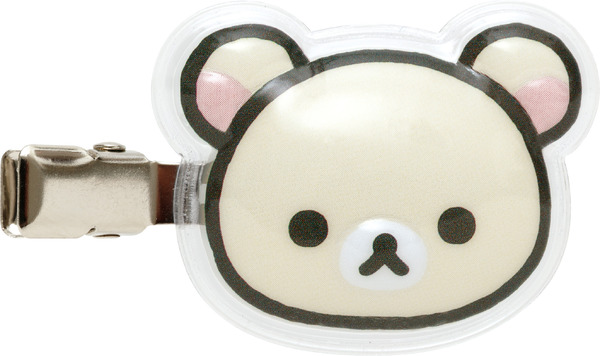 「コリラックマ　ぷくっと前髪クリップ」（C）2025 SAN-X CO., LTD. ALL RIGHTS RESERVED.