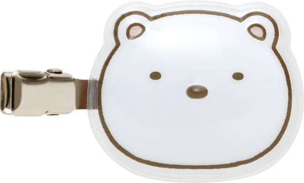 「しろくま　ぷくっと前髪クリップ」（C）2025 SAN-X CO., LTD. ALL RIGHTS RESERVED.