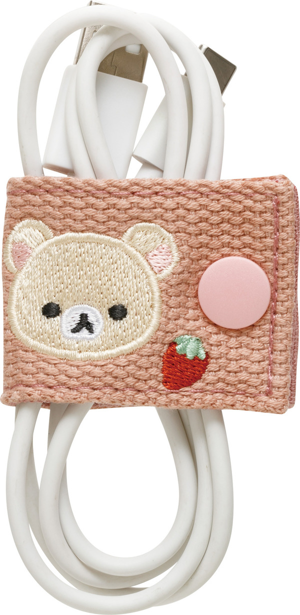 「コリラックマ　コードホルダー」使用例（C）2025 SAN-X CO., LTD. ALL RIGHTS RESERVED.