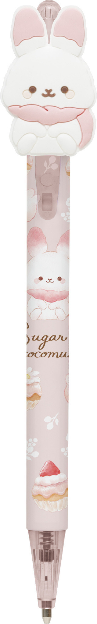 「シュガーココムー　マスコット付シャープペン」（C）2025 SAN-X CO., LTD. ALL RIGHTS RESERVED.