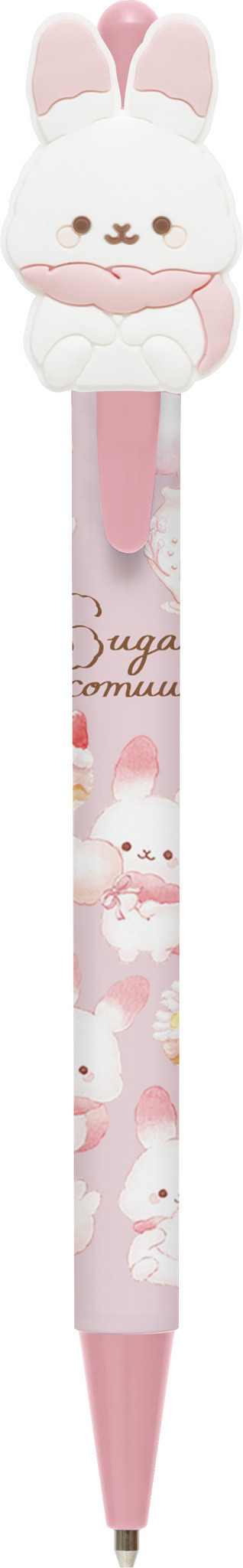 「シュガーココムー　マスコット付ボールペン」（C）2025 SAN-X CO., LTD. ALL RIGHTS RESERVED.
